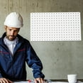 thumbnail image 1 of BESTYASH Organiseur de Panneau Perforé Fer Blanc pour Rangement de Garage et Solutions d'Outils Lot de 1, 1 of 8