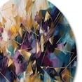 thumbnail image 3 of Designart "Explosive Gold Triangular Elegance II" Modern Geometric Metal Round Wall Art, 3 of 5