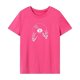 thumbnail image 1 of Camiseta de mujer Strade Fareast Limited verano Suave Cuello Redondo Simple para Deportes Caminar Oficina L Rosa, 1 of 7