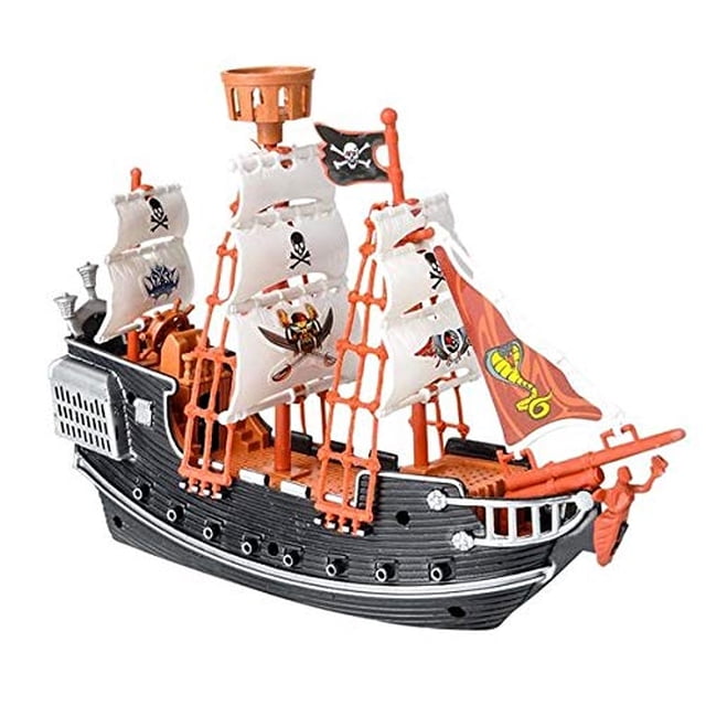 Bote pirata de juguete Rhode Island Novelty de 25 cm, uno por pedido