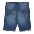 thumbnail image 5 of RAWX Men's Denim Shorts, Washed Ripped Distressed Destroyed Cut Off Slim Fit Jeans Short for Men (Cut Off Heavy Rips - Indigo Size 36), 5 of 6