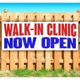 thumbnail image 1 of Walk-In Clinic Open 13 oz Vinyl Banner With Metal Grommets, 1 of 4
