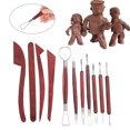 thumbnail image 3 of Clay 11pcs Pottery Sculpting Set Portable  Clay Sculpture Carving Knife Tool Set, 3 of 8