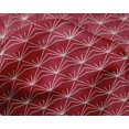 thumbnail image 4 of oneOone Silk Tabby Fabric Shapes Geometric Sashiko Print Fabric BTY 42 Inch Wide, 4 of 4