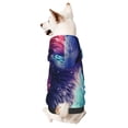 thumbnail image 1 of Fotbe Starry Multicolored Wolf Sudadera con Estampado para Perros Pequeños – Suéter con Capucha para Mascotas, Tela Suave de Forro Polar con Bolsillo-Small, 1 of 7