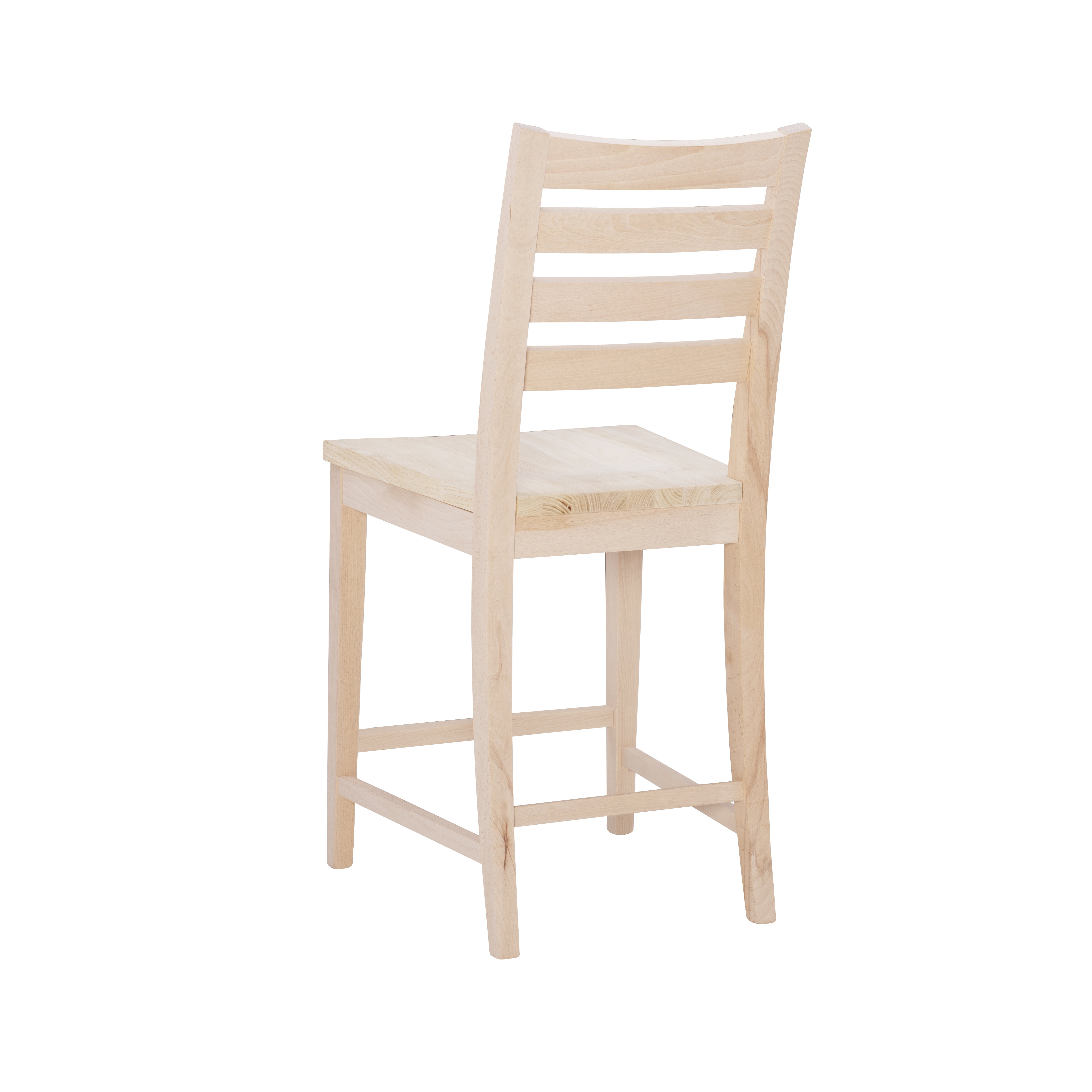 Linon Holdrege Counter Stools, 22.5" Seat Height, Set of 2, Unfinished