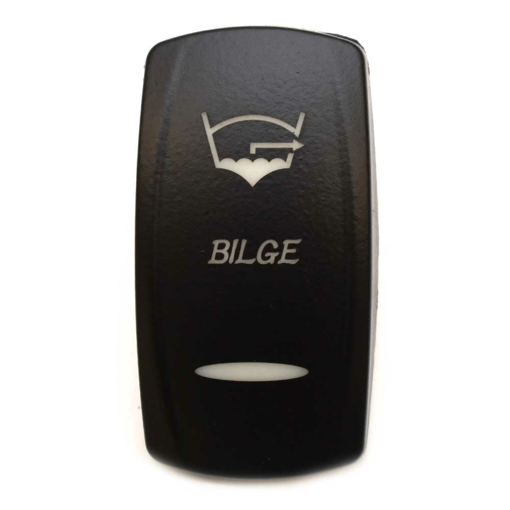 Godfrey Boat Rocker Switch Cover 458056 Bilge Actuator Black White