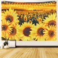 thumbnail image 2 of Otra decoración de pared Tapiz de girasol Atardecer Campo de girasol Tapiz de plantas florales Tapiz de flores amarillas Tapiz de dormitorio, 2 of 5