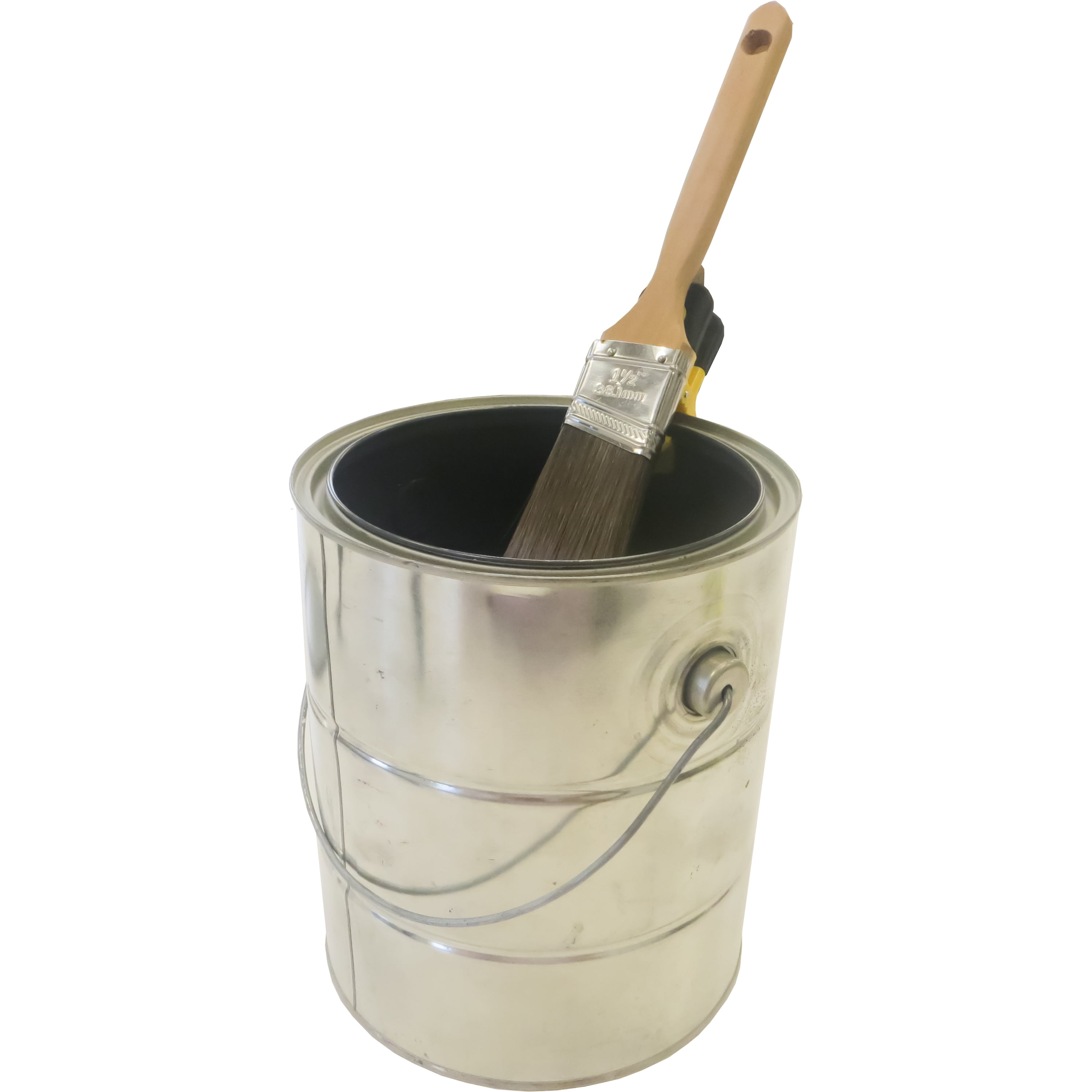 (4 pack) Allway 2-in-1 Magnetic Can Clip, Attaches to The Rim of Paint Cans with Steel Can Opener Tab, 3.25in. x 1.2in.