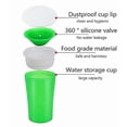 thumbnail image 4 of (03 Green)1Pc 360 baby cups can be rotated magic cup baby learning drinking cup leakproof child, 4 of 4