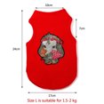 thumbnail image 4 of Ropa para perros pequeños con pintura de diamantes, bonito patrón, chaleco para mascotas con pintura de diamantes DIY, 4 of 9