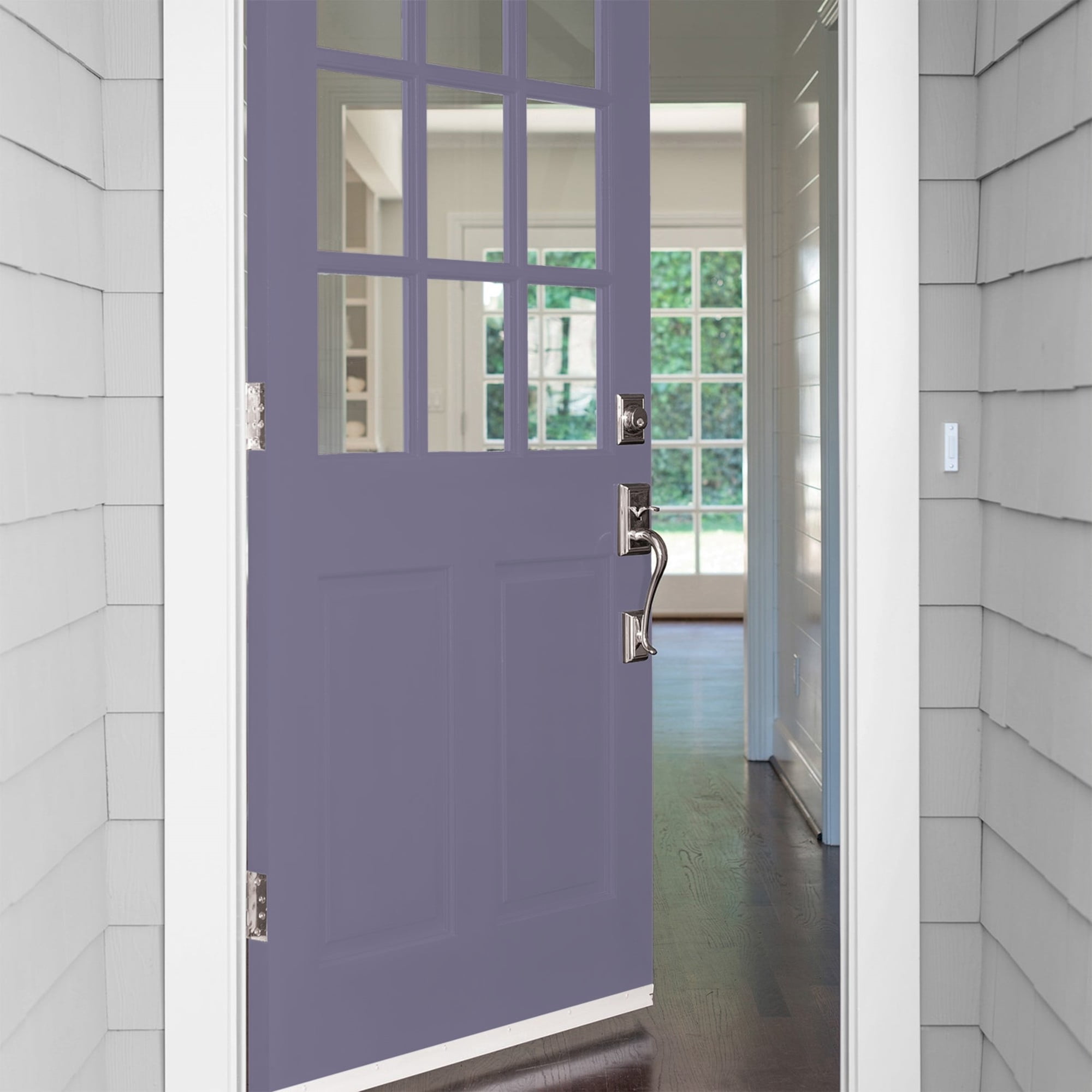 Glidden High Endurance Plus Plum Shade Semi Gloss Exterior Paint and Primer, 1 Gallon