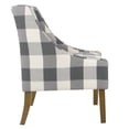 thumbnail image 6 of HomePop Modern Swoop Accent Armchair, 6 of 6