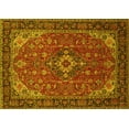thumbnail image 1 of Ahgly Company Indoor Rectangle Medallion Yellow Traditional Area Rugs, 8' x 12', 1 of 4