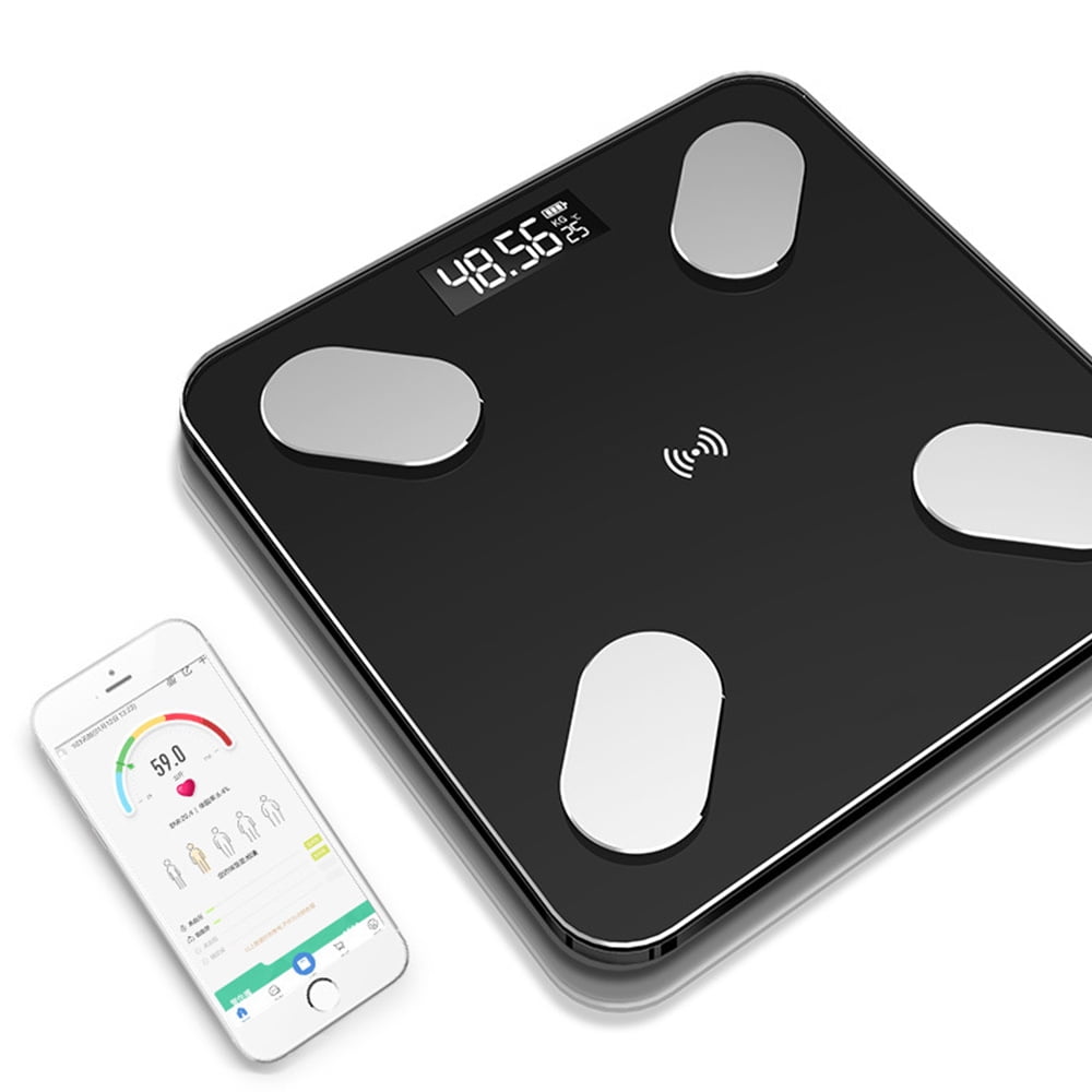 Bluetooth Body Fat Scale, Digital Weight Scale Bathroom Smart Body