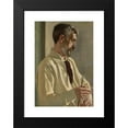 thumbnail image 2 of Stanisław Dębicki 11x14 Black Modern Framed Museum Art Print Titled - Self-Portrait (circa 1914), 2 of 5