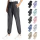 thumbnail image 1 of Pantalones Hsermlh Stretch Active Ultra Stretch para mujer, color gris, 1 of 9