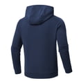 thumbnail image 3 of QPNGRP Men's Casual Pullover Lightweight Hoodie Long Sleeve Solid Waffle knitted Hooded Plus Size Navy M, 3 of 6