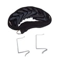 thumbnail image 1 of GUOOL 8-Hook Over Door Hanger Handbag Clothes Coat Hat Organizer Rack Holder Black, 1 of 9