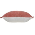 thumbnail image 3 of Laddha Home Designs Power Loomed Solid Cotton Throw Pillow Cover - 20" - Clay Red, 3 of 6