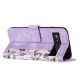 thumbnail image 3 of Compatible with Google Pixel 6A Vintage Flower Wallet Case Magnetic Closure Cover with Card Slots, 3 of 5