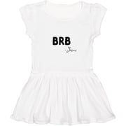 Inktastic Easter Brb Jesus Girls Toddler Dress