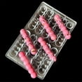 thumbnail image 2 of 10 Cavity Chocolate Mould Half Round Gourd Shape Cake Mould Cake Mould for Bakeware Candy Pastry Bak, 2 of 5