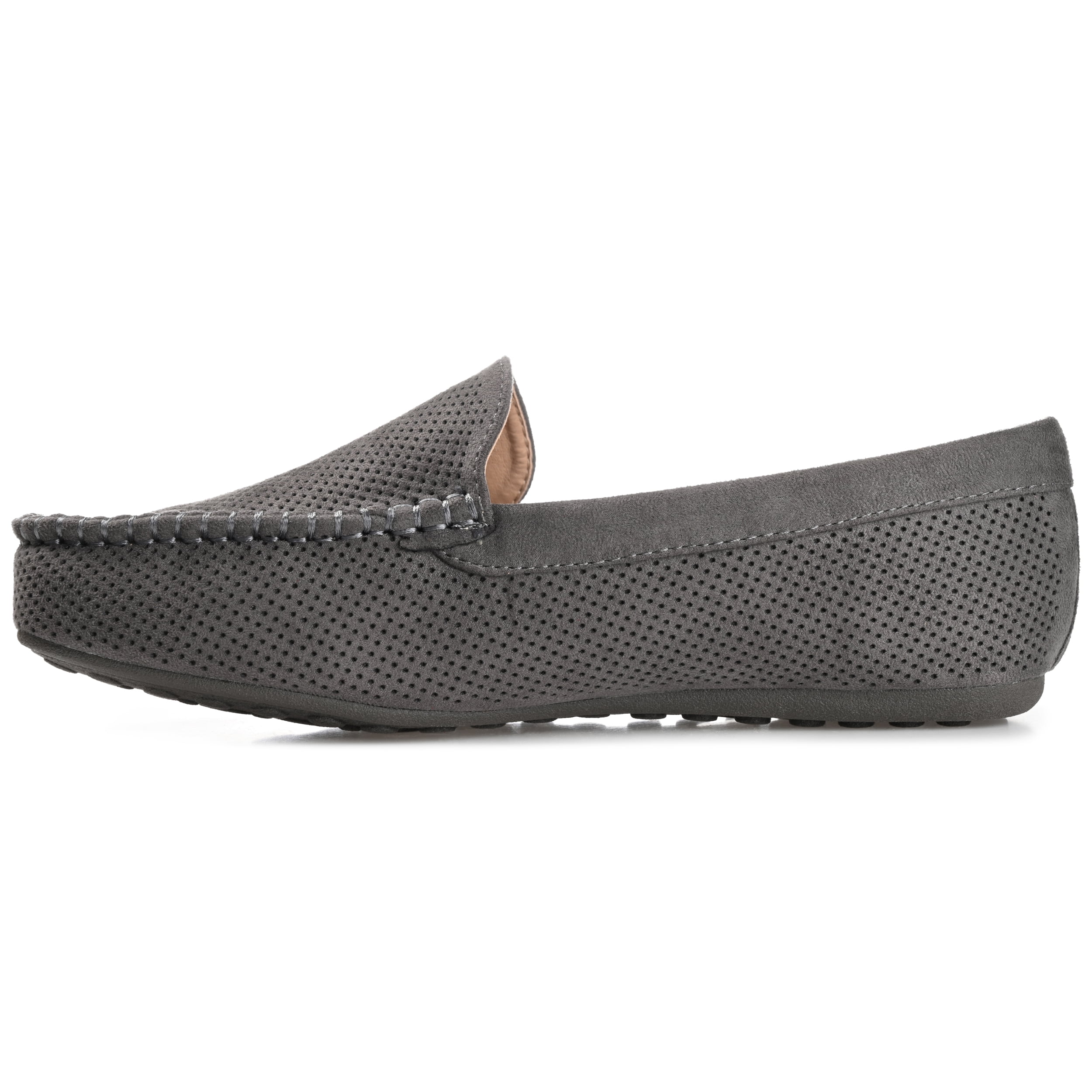 Journee Womens Halsey Comfort Insole Slip On Round Toe Loafer, Widths Available