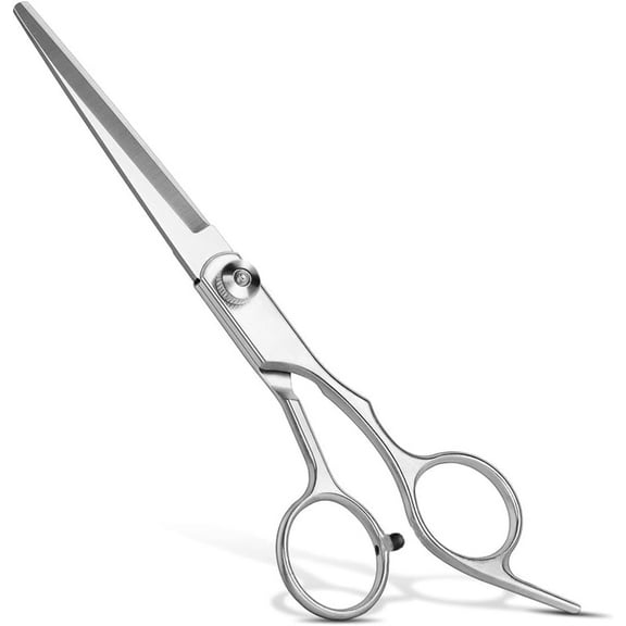 NOGIS Hair Cutting Scissors Shears, 6.5" Professional Barber Hairdressing Scissors Right Hand Razor Edge Trimming Haircut Scissors for Men and Women, Finest Stainless Steel for Home Salon Use