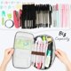 thumbnail image 2 of Estuche multifuncional para lápices, portalápices, bolsa de maquillaje de gran capacidad, organizador, bolsa estacionaria para adolescentes, estudiantes, artistas Rojo Verde, 2 of 5