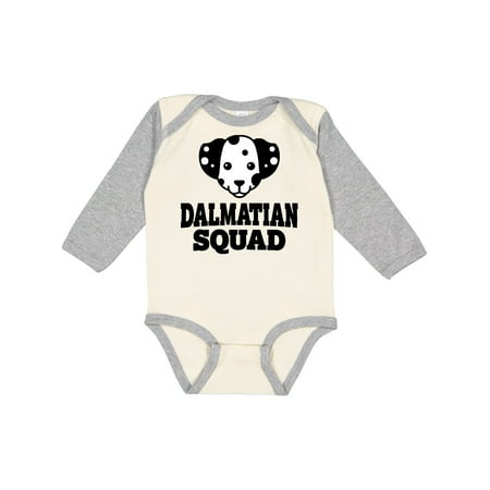 

Inktastic Dog Dalmation Squad Gift Baby Boy or Baby Girl Long Sleeve Bodysuit