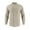 Khaki, variant on Mens Sweatshirt Under $10 Men's Band Collar Button Down Shirts Long Sleeve Business Casual Dress Shirt