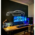 thumbnail image 3 of LaModaHome 2014 RS5 Coupe Metal Silhouette Wall Art, 3 of 5