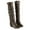 Black, variant on jsaierl Knee High Boots Women Winter Elegant Knee High Boot Black Brown High Tube Flat Heels Shoes