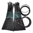 thumbnail image 1 of Sandblasting Gloves Sand Blaster Parts Blasting Gloves with O Rings for Sandblast Cabinet Sandblasting Gloves 23.6 Inch, 1 of 6