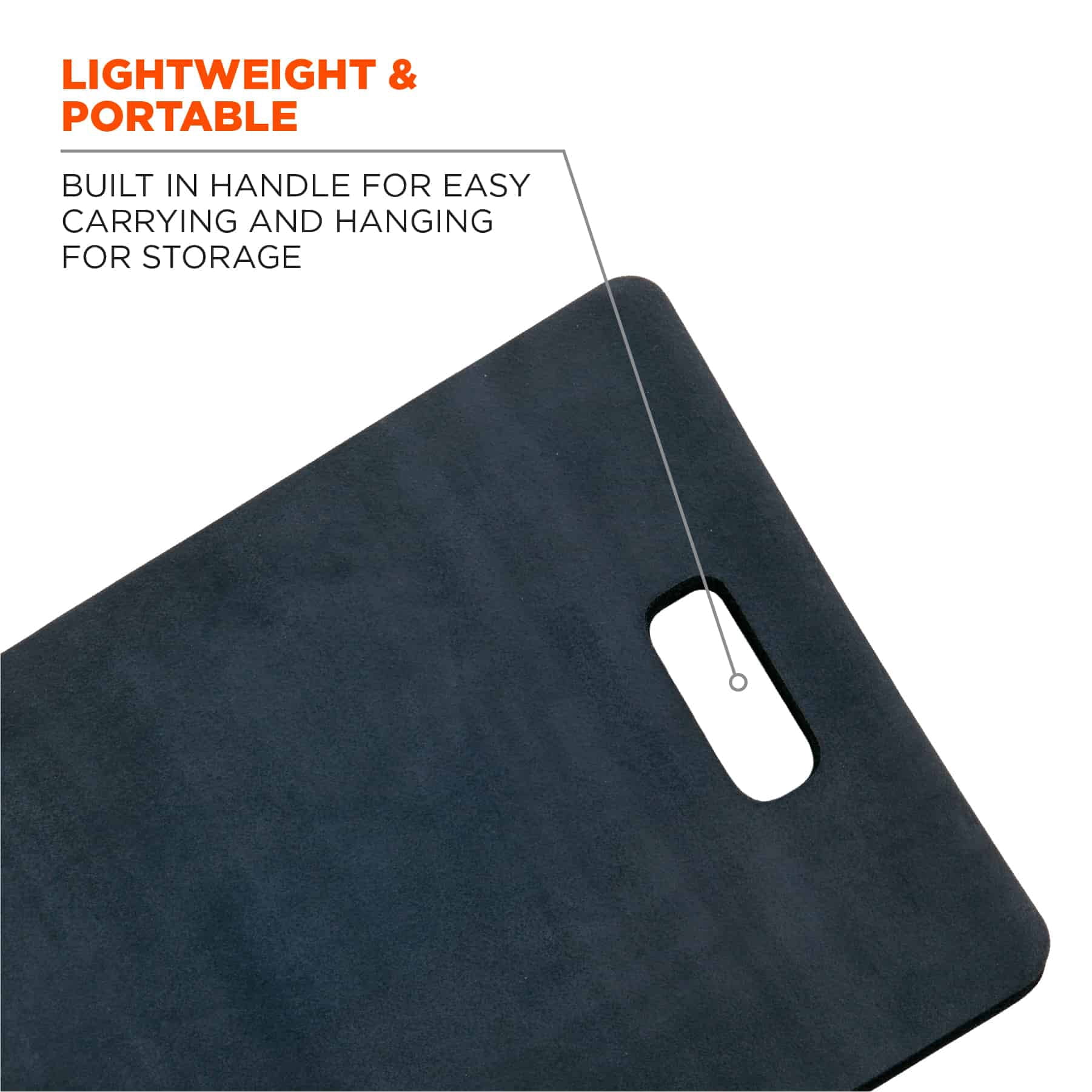 ProFlex 18380 Standard Foam Kneeling Pad, Black