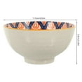 thumbnail image 2 of PENGXIANG 1 Set Bohemia Style Creative Printed Ceramic Bowl And Bamboo Chopsticks Home Tableware, 2 of 6