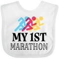 thumbnail image 3 of Inktastic My 1st Marathon Race Boys or Girls Baby Bib, 3 of 4