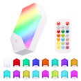 thumbnail image 1 of Yeacher 16 Colors Changing RGB LEDs Night Lamp with Controller Brightness Adjustable Dimmable 4 Dynamic, 1 of 8