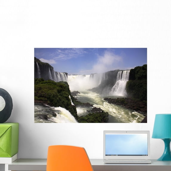 Iguassu Iguazu Iguaa U Wall Mural Decal by Wallmonkeys Vinyl Peel and Stick Graphic (24 in W x 16 in H)