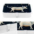 thumbnail image 4 of Constellation Elegant Jewelry Box Organizer with Removable Compartment and Earring Holder - Portable PU Leather Storage Case, 4 of 6