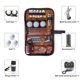 thumbnail image 3 of Bolsa de accesorios de golf | Estuche de almacenamiento organizador de cuero | Multifuncional de gran capacidad | Compacto y portátil | Se adapta a telémetros, camisetas, marcadores de bolas |, 3 of 5