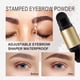 thumbnail image 3 of Kit De Modelado De Plantillas Para Cejas, Kit De Estampado En Polvo Para Cejas De Fácil Coloración Para Principiantes, 3 of 7