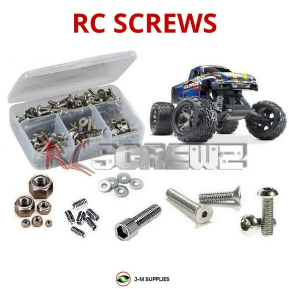 RCScrewZ Stainless Screw Kit tra024 for Traxxas Stampede VXL 2WD/4WD Monster Truck #3607/#6708 | SET