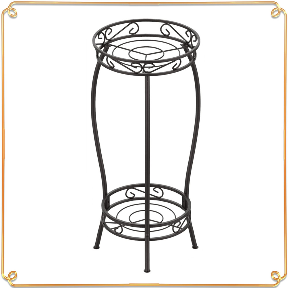 Plant Stand, Auledio Metal Plant Stand Indoor Outdoor Flower Pot Holder Decorative Flower Pot