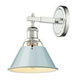 thumbnail image 2 of Orwell 1-Light Bath Vanity in Chrome with Pine Green, 2 of 7