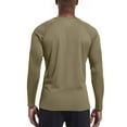 thumbnail image 4 of BRDFRL Beach Shirts for Men UPF 50 Long Sleeve Men Sun Protection Uv Shirts for Men Long Sleeve Shirts for Men Workout Water Hiking T-Shirts Rash Guard Army Green M, 4 of 6