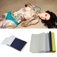 thumbnail image 4 of Papel de transferencia de tatuajes amarillo y azul 290x210x0.5 mm, 4 of 7