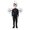 Black, variant on Norvella Boys Halloween Outfit Fly Bug 3 Piece Wings Eye Antenna Headband Neck Long Sleeve Full Length Fitted Jumpsuit
