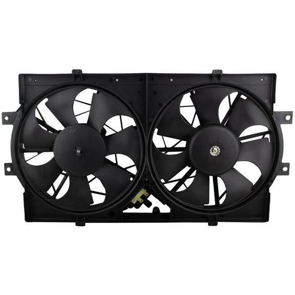 BOXI 620-004 Dual Radiator A/C Condenser Cooling Fan Assembly for Chrysler Concorde 1993-1997/LHS 1994-1997/New Yorker 1994-96 / for Dodge Intrepid 1993-97 / for Eagle Vision 1993-97 | 4596212 620160